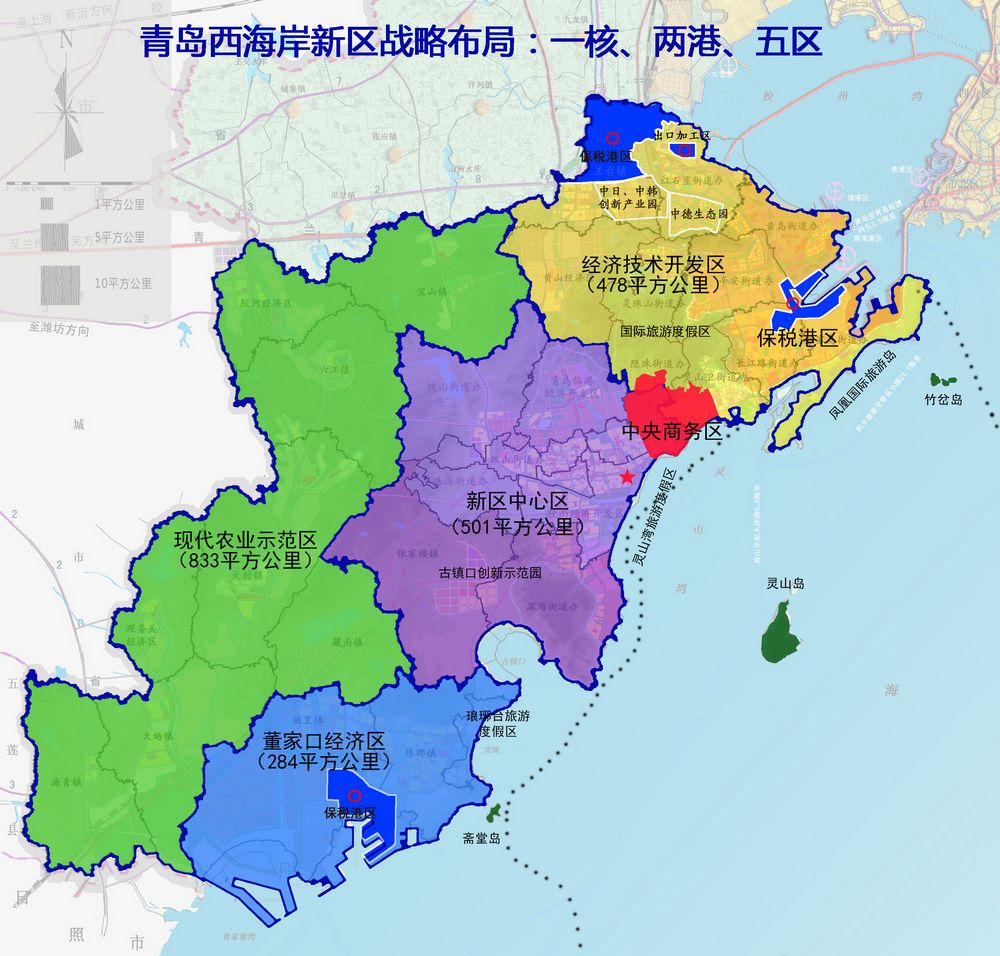 青島發(fā)展規(guī)劃圖最新版，科技重塑未來，展現(xiàn)城市嶄新藍圖